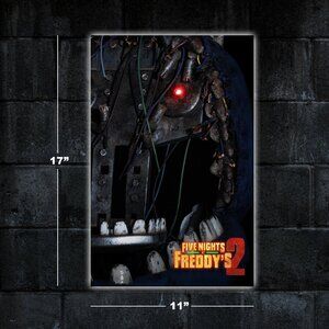 Five Nights at Freddy's 2 movie poster - 11x17 wall art print merch fnaf bonnie